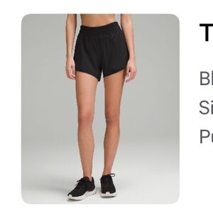 Lululemon Track that high rise short 5”